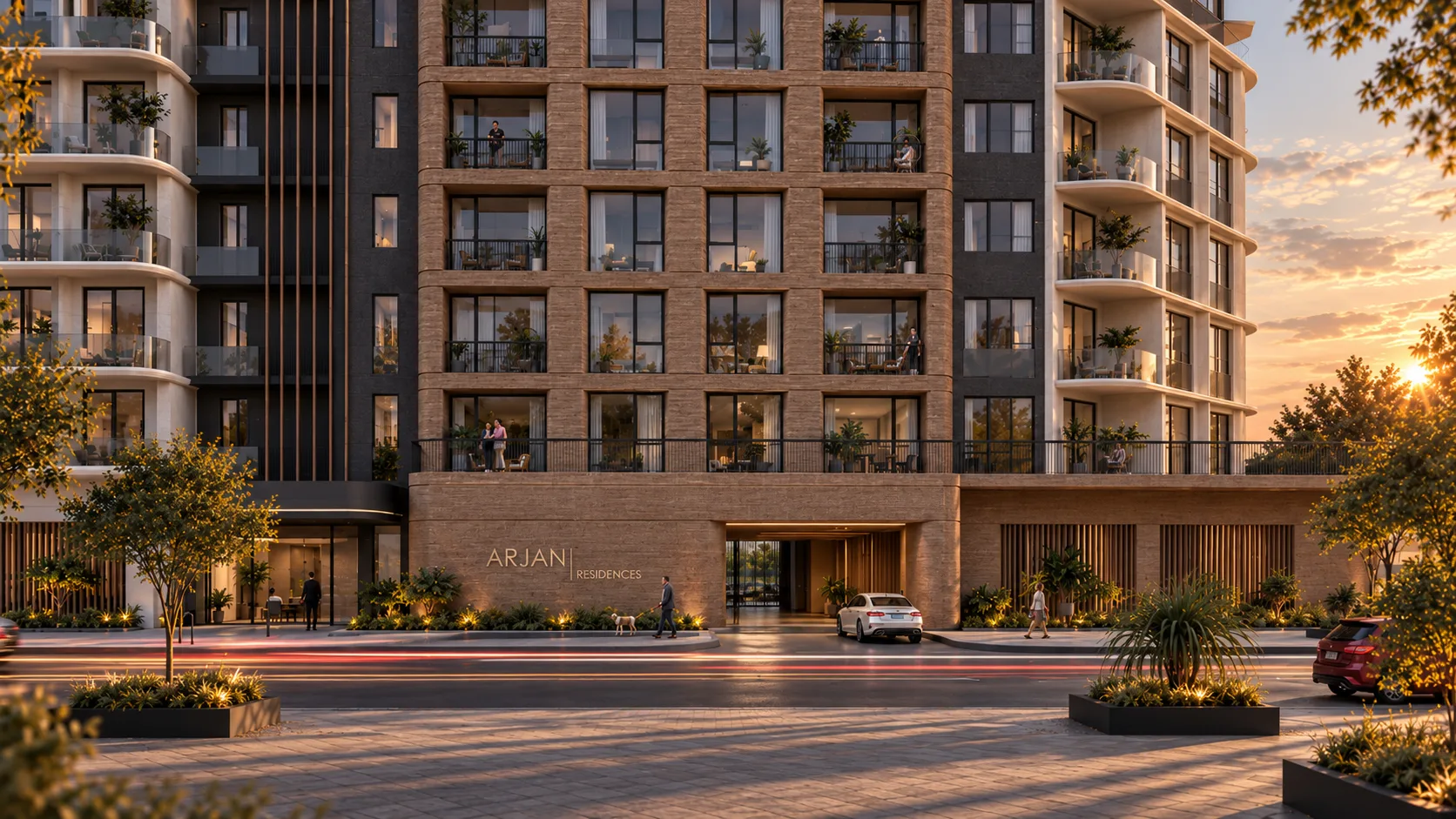 Dubai – Arjan Residence projesi – PARC | Parlak Architects