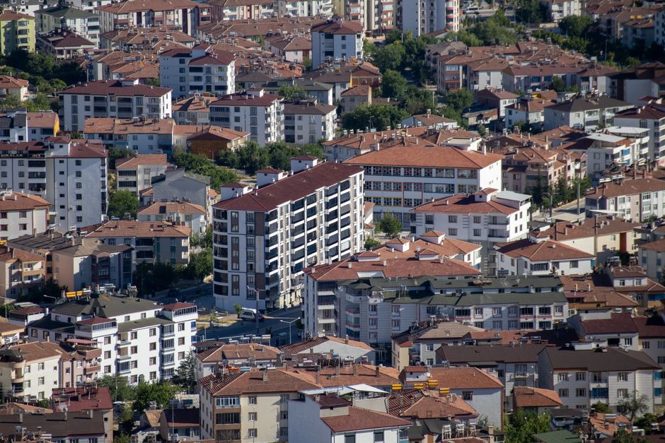 Bakırköy kentsel dönüşüm bölgesi havadan görünüm